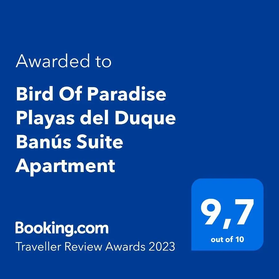 Marbella Banus Suites - Bird Of Paradise Playas Del Duque Banus Suite Apartment 0*,  Espagne
